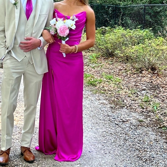 Prom dress                                                TARIK EDIZ 51144 DRESS - Picture 3 of 4